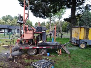 Perforación y habilitación para vivienda rural